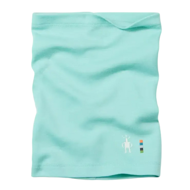 Smartwool Kid's Thermal Merino Neck Gaiter in pacific blue, flat front view