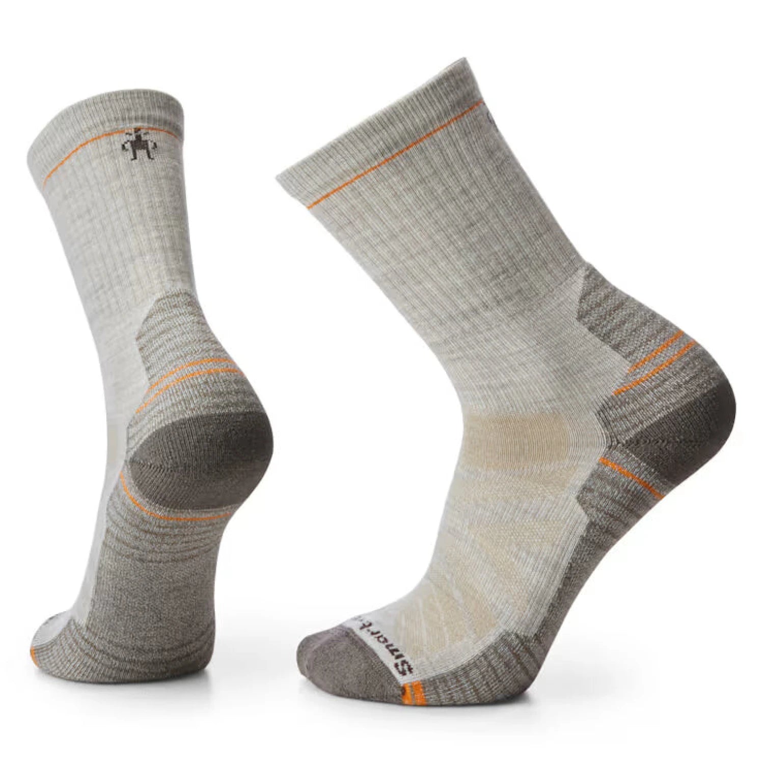 Smartwool Men's Hike Light Cushion Crew Socks in ash, front pair view