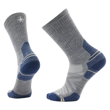 Smartwool Men's Hike Crew Socks in medium gray, pair view