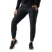 Smartwool Women's Active Fleece Wind Pant in black, on model front view
