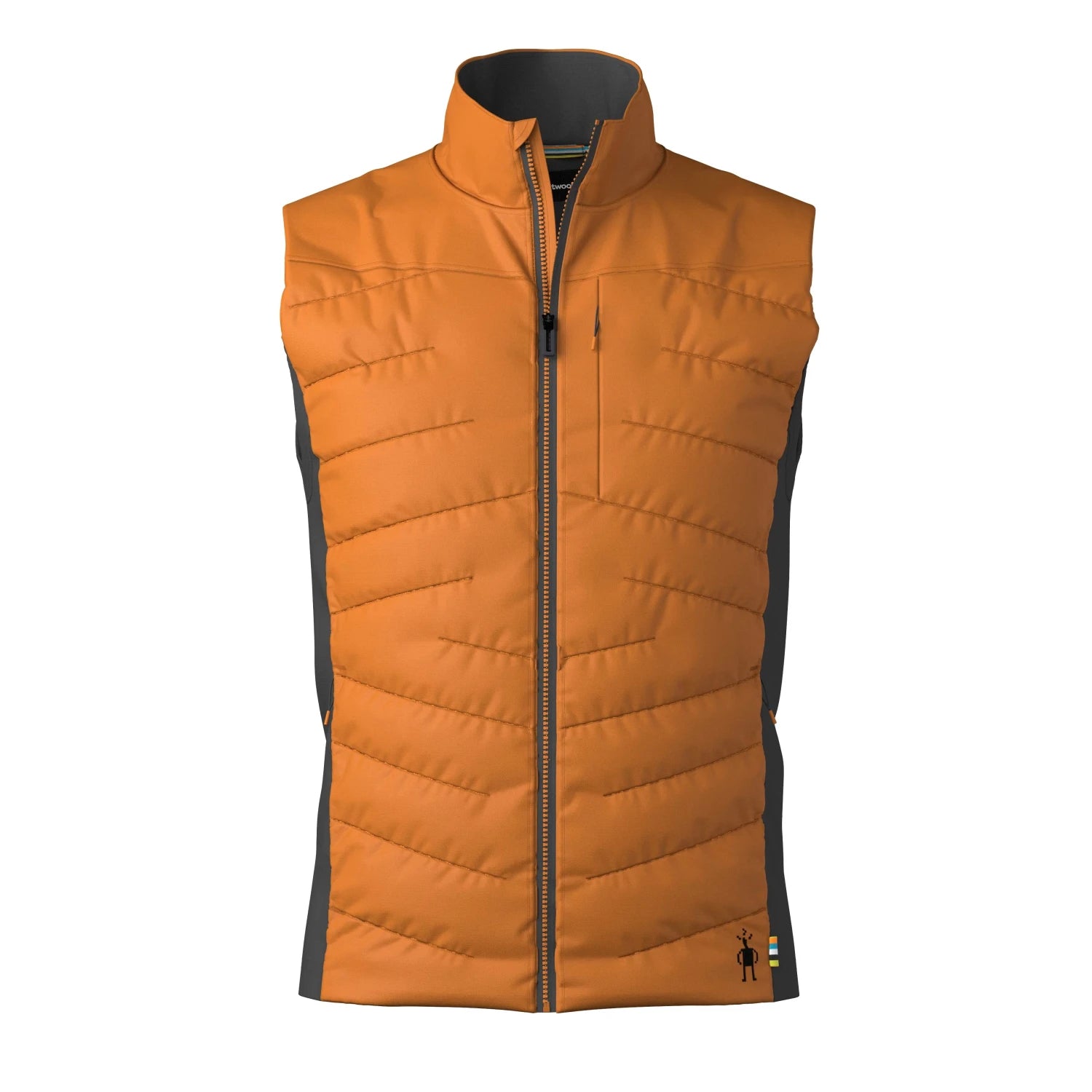 Smartwool Men's Smartloft Vest in squash, front view