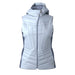 Smartwool Women's Smartloft Vest in icy nightfall blue, front view