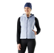 Smartwool Women's Smartloft Vest in icy nightfall blue, on model front view
