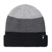Smartwool Cantar Colorblock Beanie in black, flat front view
