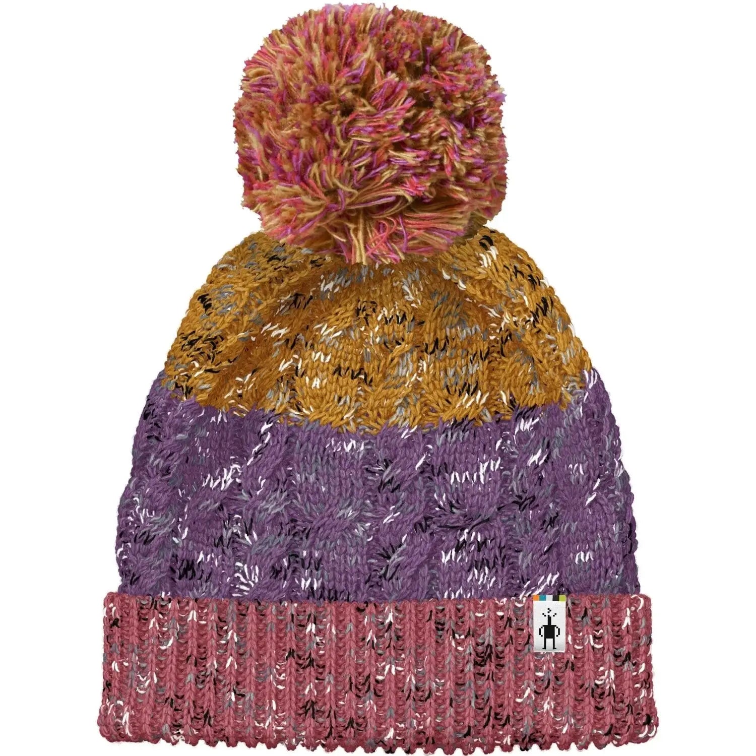 Smartwool Kid's Isto Beanie in garden pink, flat front