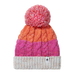 Smartwool Kid's Isto Beanie in coral reef, flat front view