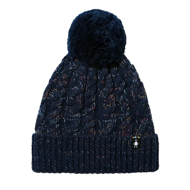 Smartwool Isto Retro Beanie in deep navy, flat front 