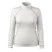 Smartwool Women's Thermal Merino Rib Turtleneck in ash heather, front view