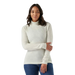 Smartwool Women's Thermal Merino Rib Turtleneck in ash heather, on model front view