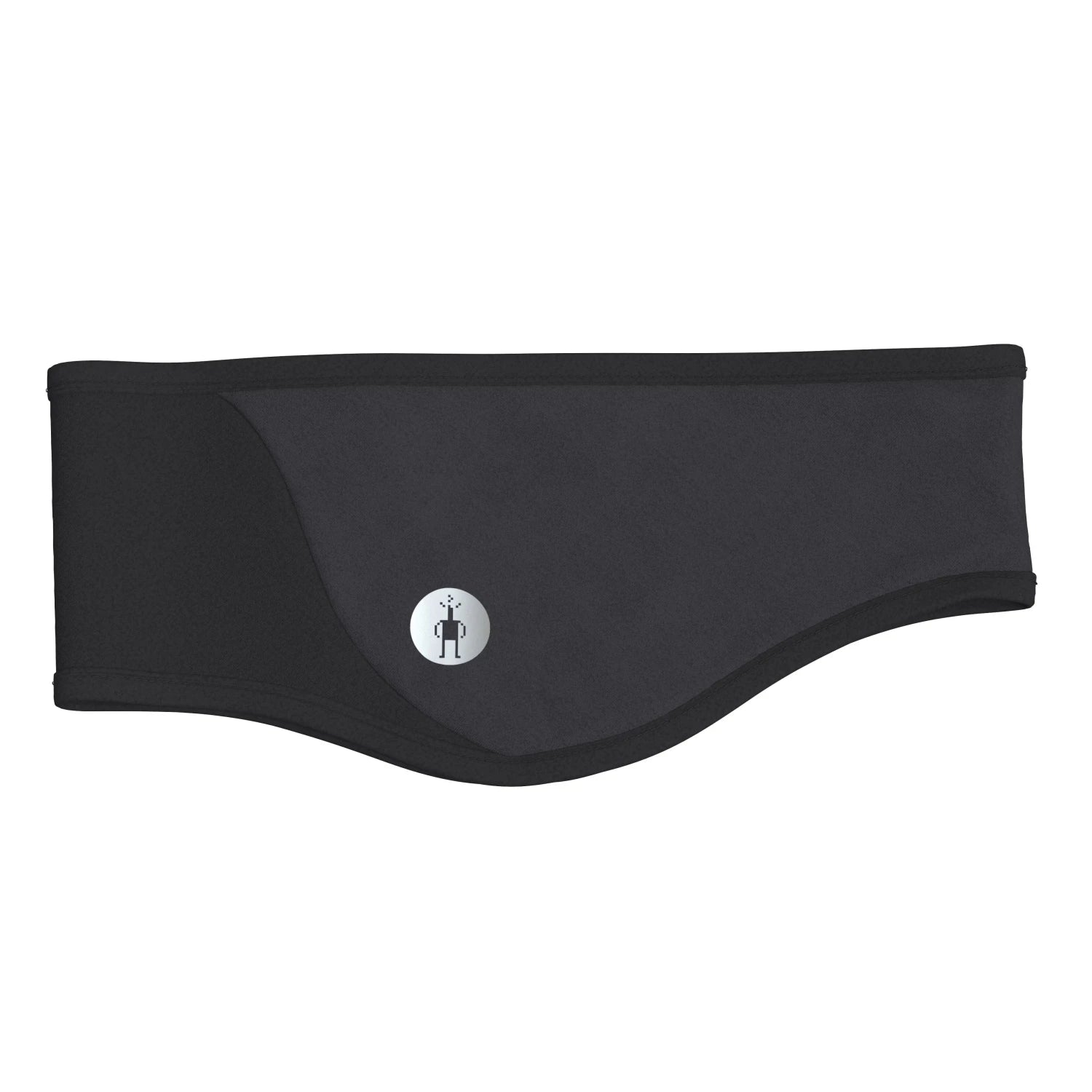 Smartwool Active Fleece Wind Headband in black, front view