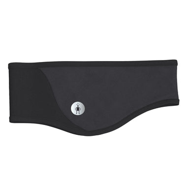 Smartwool Active Fleece Wind Headband in black, front view