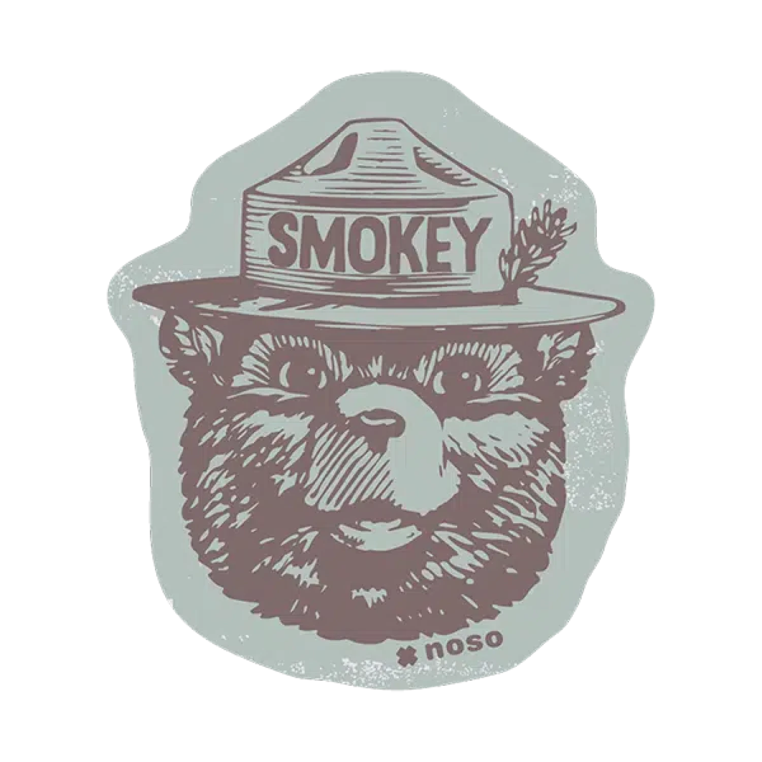 NoSo Gear Repair Patch in smokey bear vintage