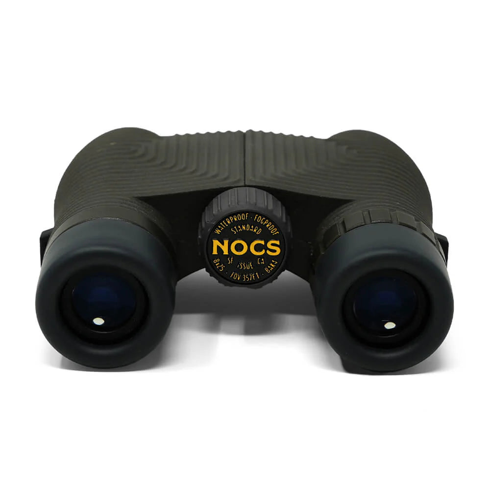 NOCS Standard Issue 8x25 Waterproof Binoculars in charcoal, back view