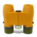 NOCS Standard Issue 10x25 Waterproof Binoculars in beeswax yellow, top view
