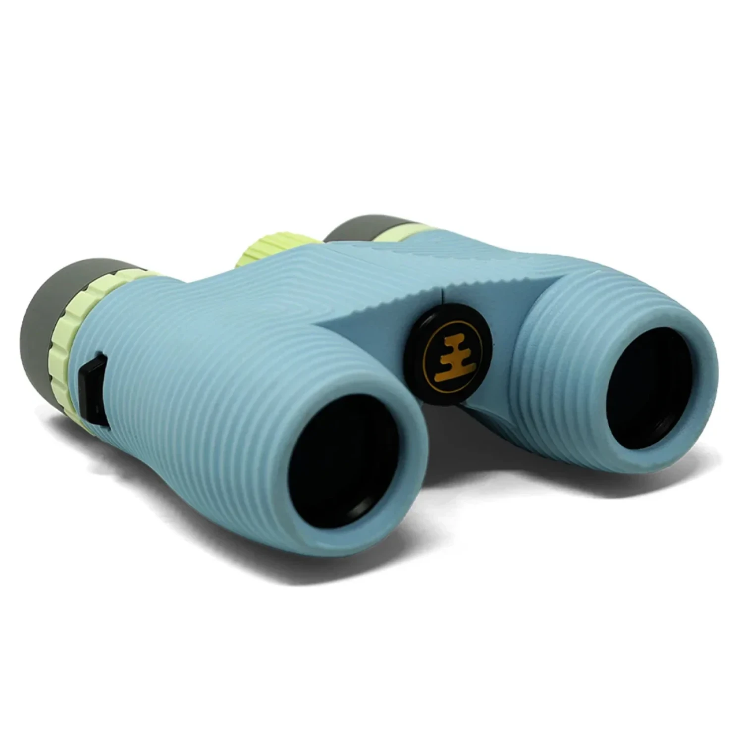 NOCS Standard Issue 10x25 Waterproof Binoculars in celestial blue, front view