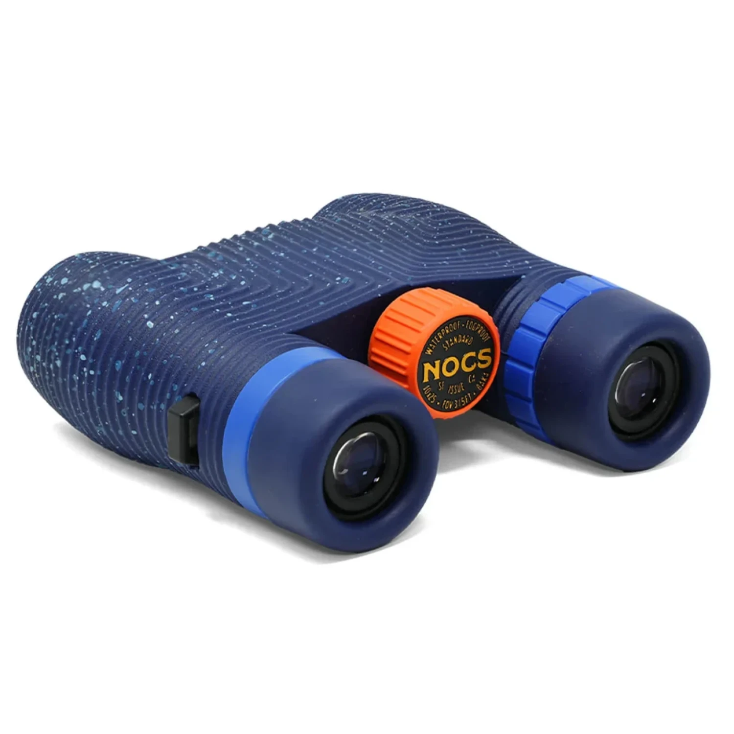 NOCS Standard Issue 10x25 Waterproof Binoculars in dusk glow blue, back view