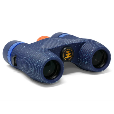 NOCS Standard Issue 10x25 Waterproof Binoculars in dusk glow blue, front view