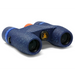NOCS Standard Issue 10x25 Waterproof Binoculars in dusk glow blue, front view