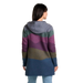 Toad & Co Women's Merino Heartfelt Hoodie in midnight landscape, on model back view
