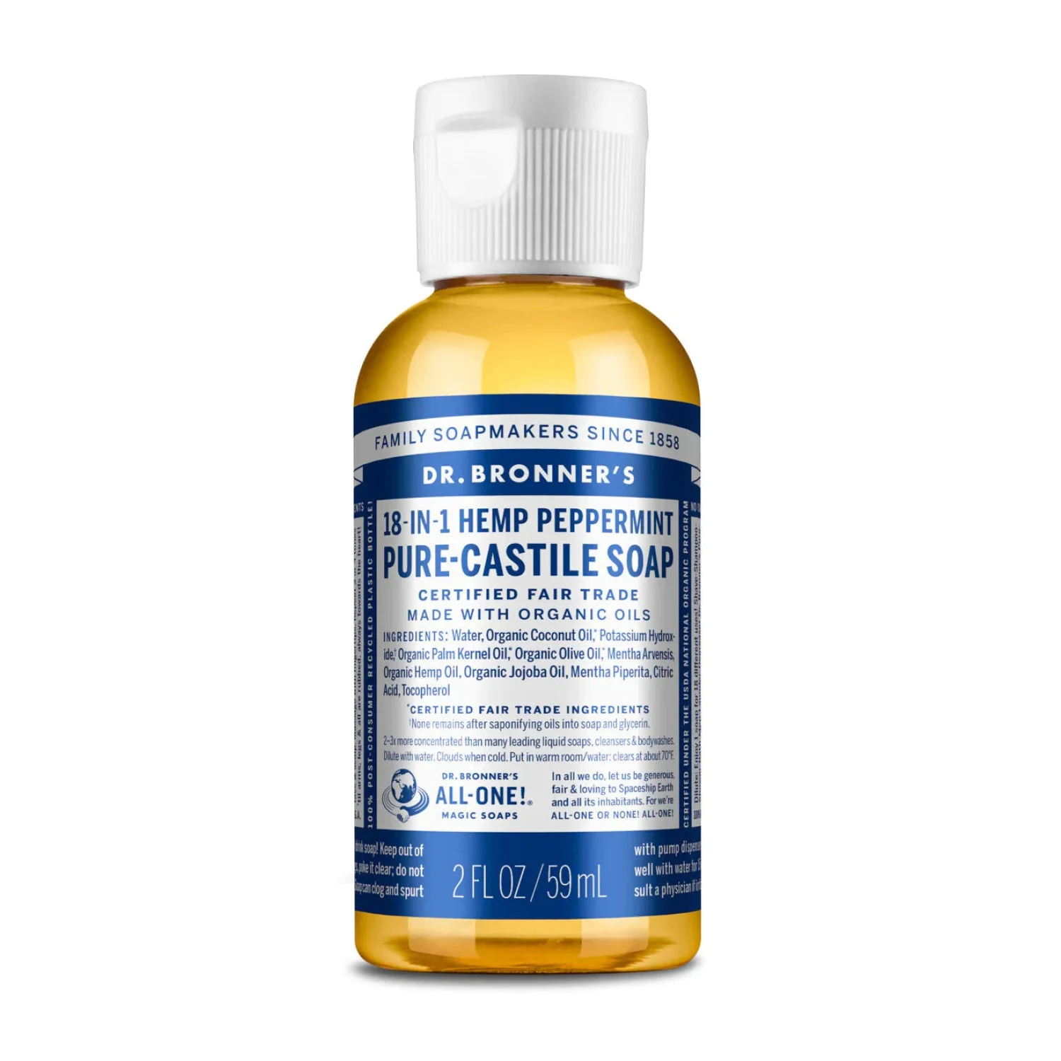 LIBERTY MOUNTAIN Dr. Bronners Liquid Castile Soap PEPPERMINT
