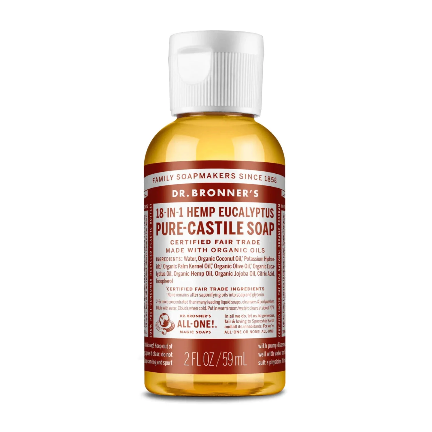 LIBERTY MOUNTAIN Dr. Bronners Liquid Castile Soap EUCALYPTUS