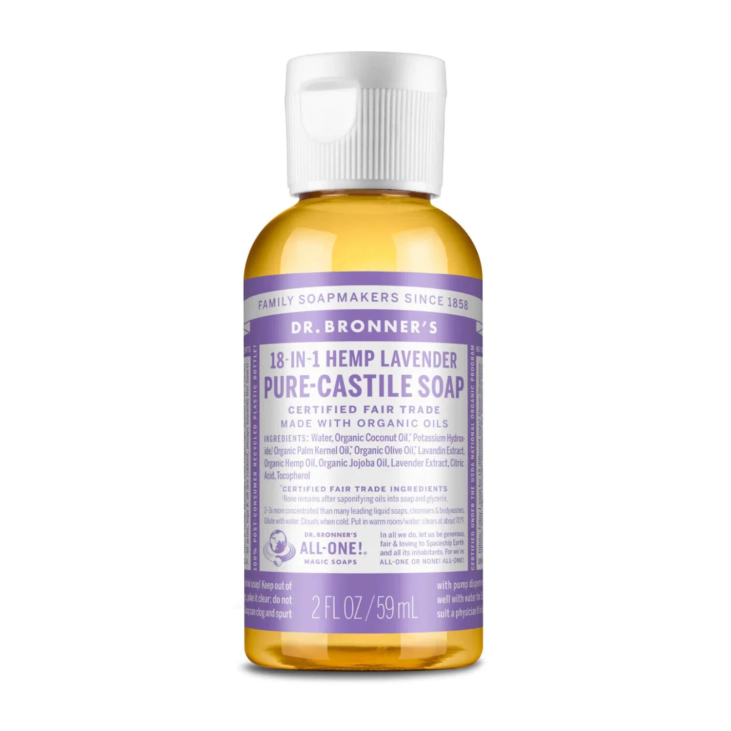 LIBERTY MOUNTAIN Dr. Bronners Liquid Castile Soap LAVENDER