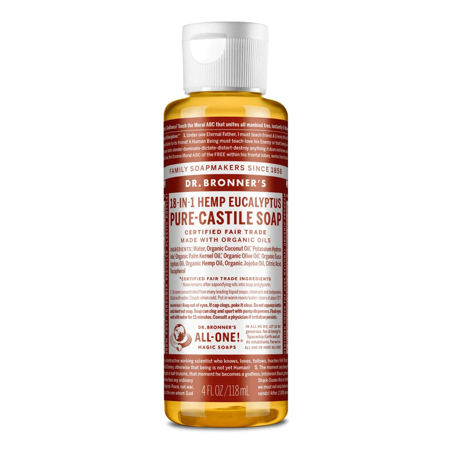 LIBERTY MOUNTAIN Dr. Bronners Liquid Castile Soap EUCALYPTUS