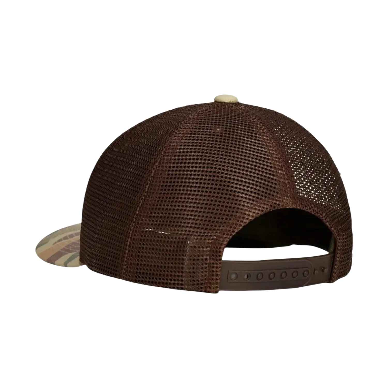 Free Fly Youth Brand Flag Trucker, vintage camo back view