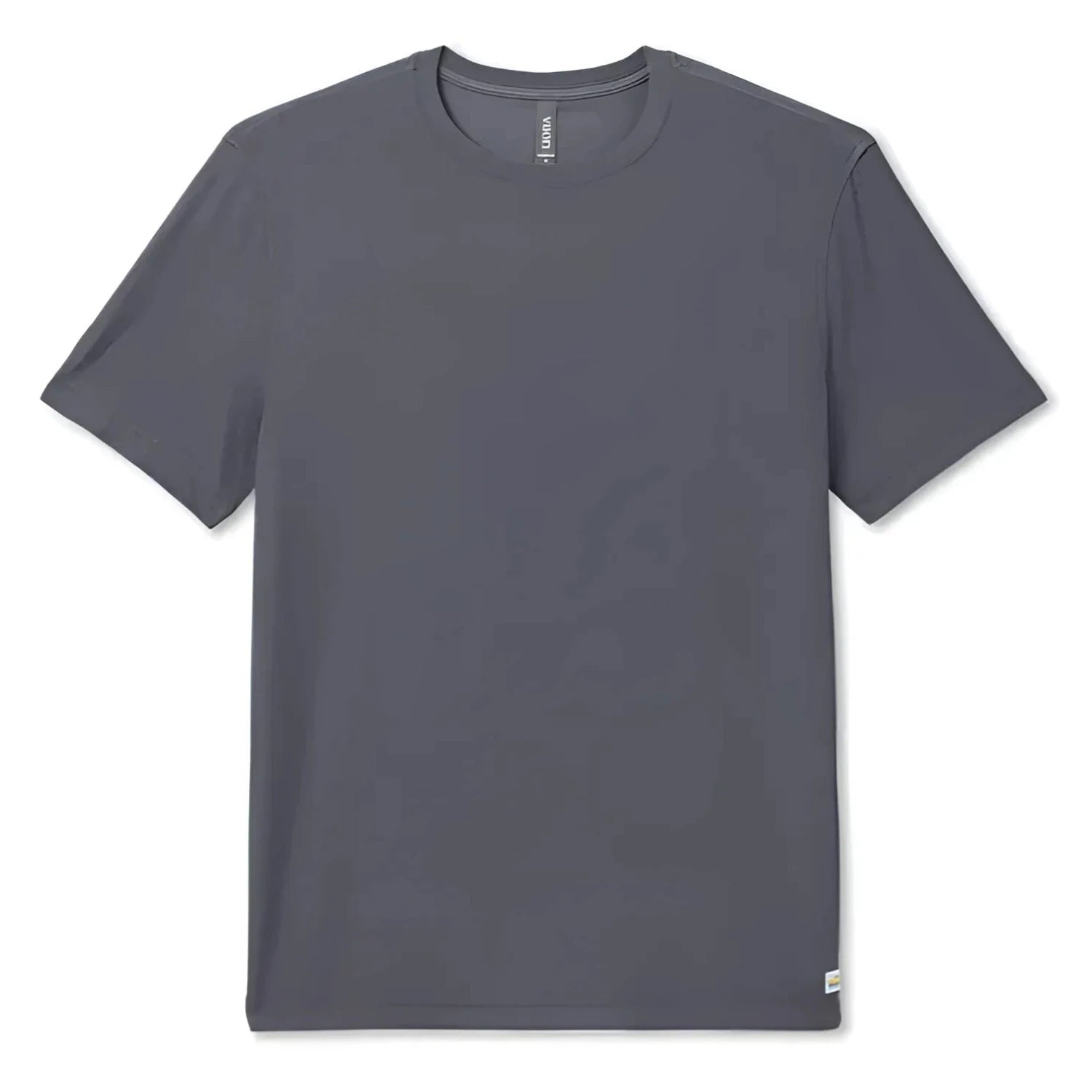 Vuori Men's Strato Tech Tee in moonlight, flat front