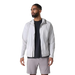 Vuori Men's Ronan Packable Jacket in frost grey, on model front view