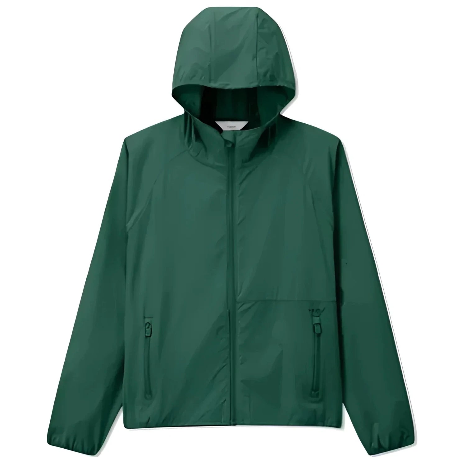 Vuori Women's Renew Trainer Shell in veridian, flat front view