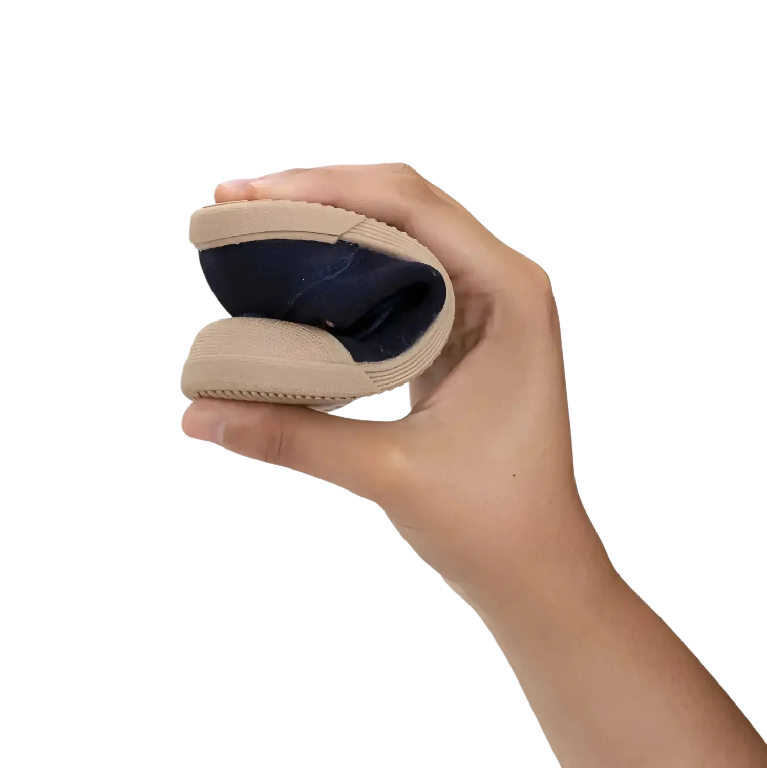 IGOR Toddler's Tennis Suede Shoes in marino, folded in half view