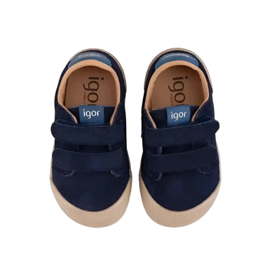 IGOR Toddler's Tennis Suede Shoes in marino, top pair view