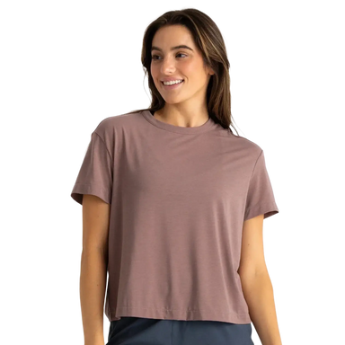 Free Fly Women's Elevate Lightweight Tee, front view