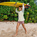Free Fly Kid's Breeze Short in mauve, lifestyle view
