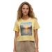 Tentree Women's Lake View Crop Tee, front view