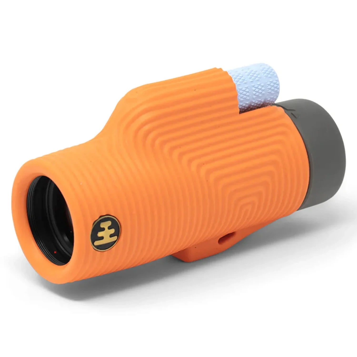 NOCS Zoom Tube 8x32 in international orange, front angled view