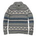 Abode Outside Adult's Unisex Chalet Sweater in greystone, flat front view