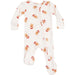 Angel Dear Baby 2 Way Zipper Footie in gingerbread, flat front view