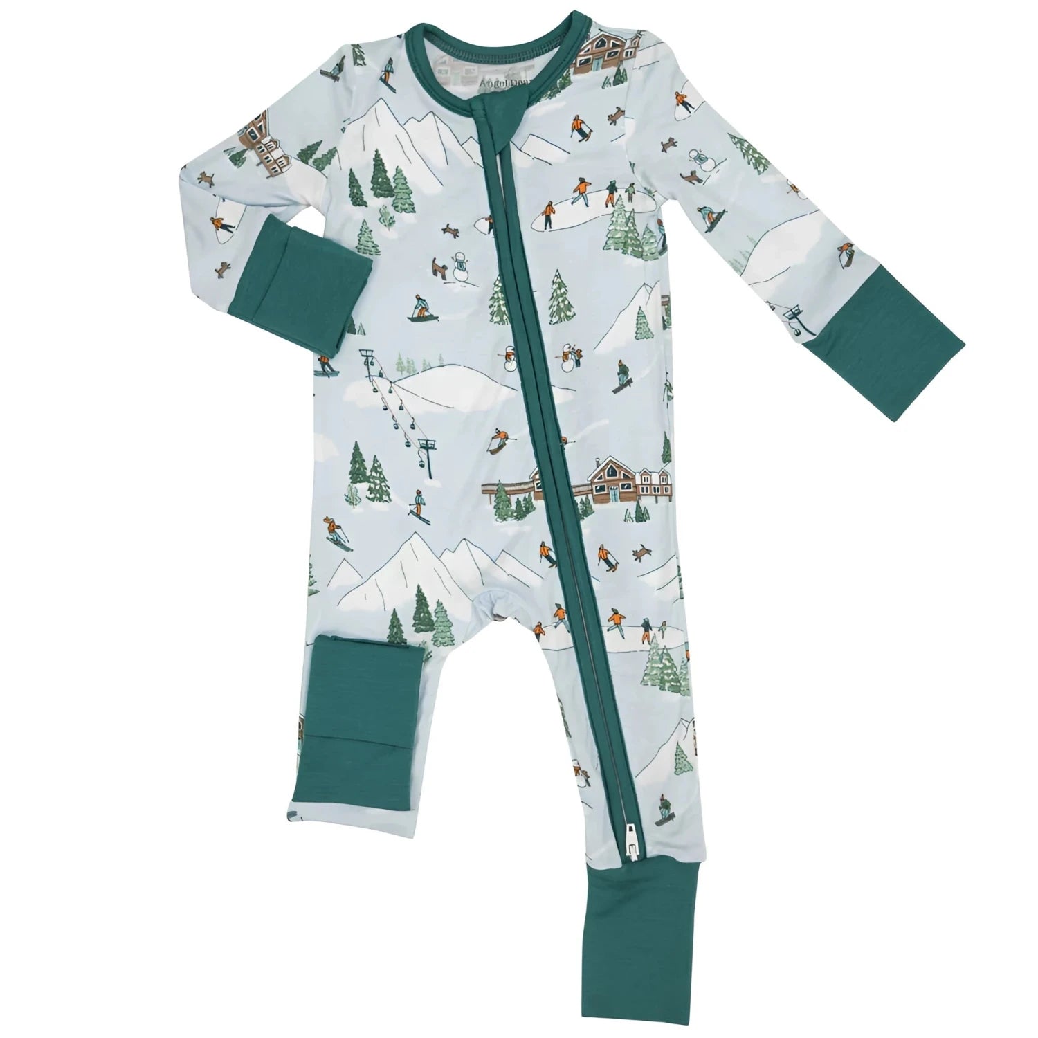 Baby 2-Way Zipper Convertible Romper