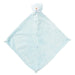 Angel Dear Baby Lovie Blankie in blue bear, flat front view