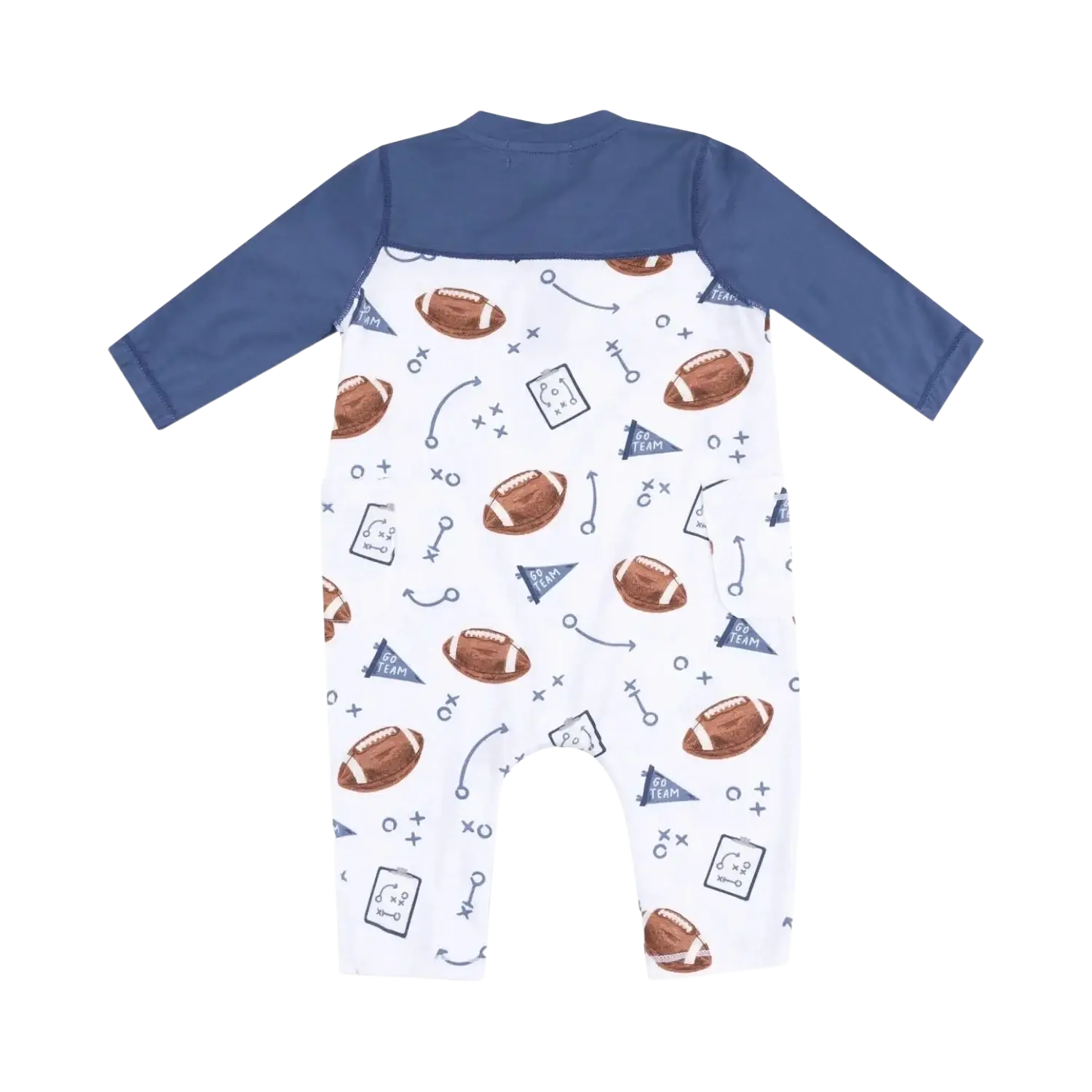 Angel Dear Baby Long Sleeve Romper, back view