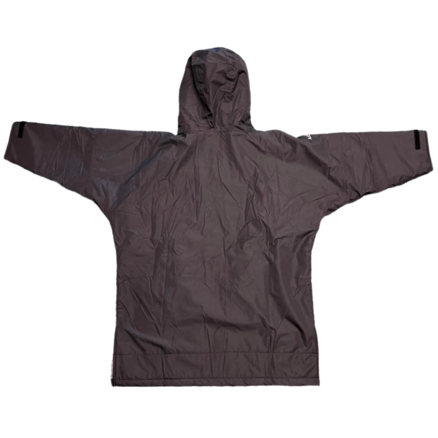 aull dry stormies jacket in black back flat view