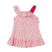 Mayoral Baby Bambula Dress in red print, front view