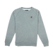 Belong Designs Men's Powell Fleece Crewneck in light pine, flat front view