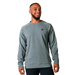 Belong Designs Men's Powell Fleece Crewneck in light pine, on model front view