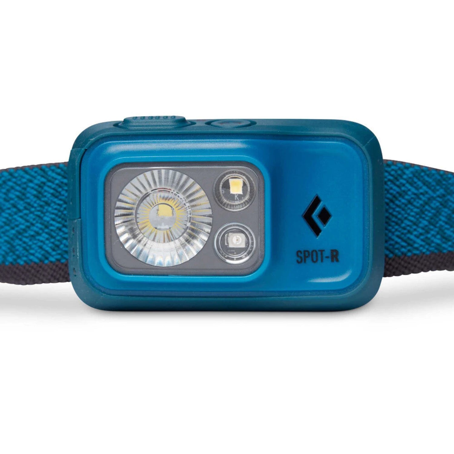 Black Diamond Spot 400-R Rechargeable Headlamp in azul front detail