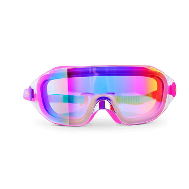 Bling2O Kid's Hologlow Swim Goggles in bubblegum bean, front view