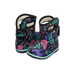 BOGS Baby Bogs II Cosmic Forest in Black Multi, front and back view
