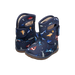 BOGS Baby Bogs II - Pixel Shark in Navy Multi, front and back view